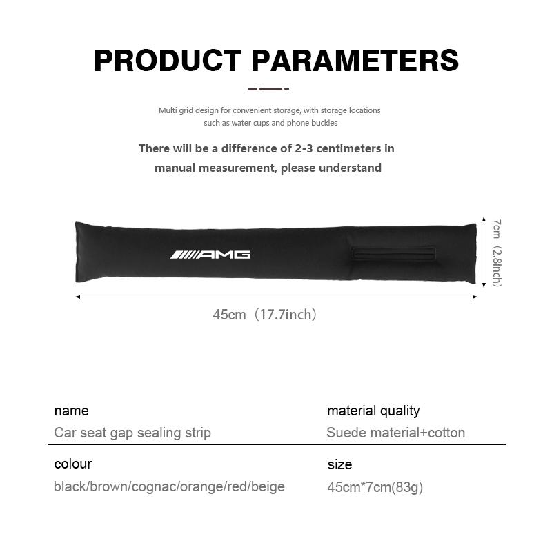 CSF1   Car Seat Gap Filler Side Seam Plug Leak-proof Filling Strip For Mercedes Benz AMG A B C E S G Class A180 CLK CLA GLE GLC W212