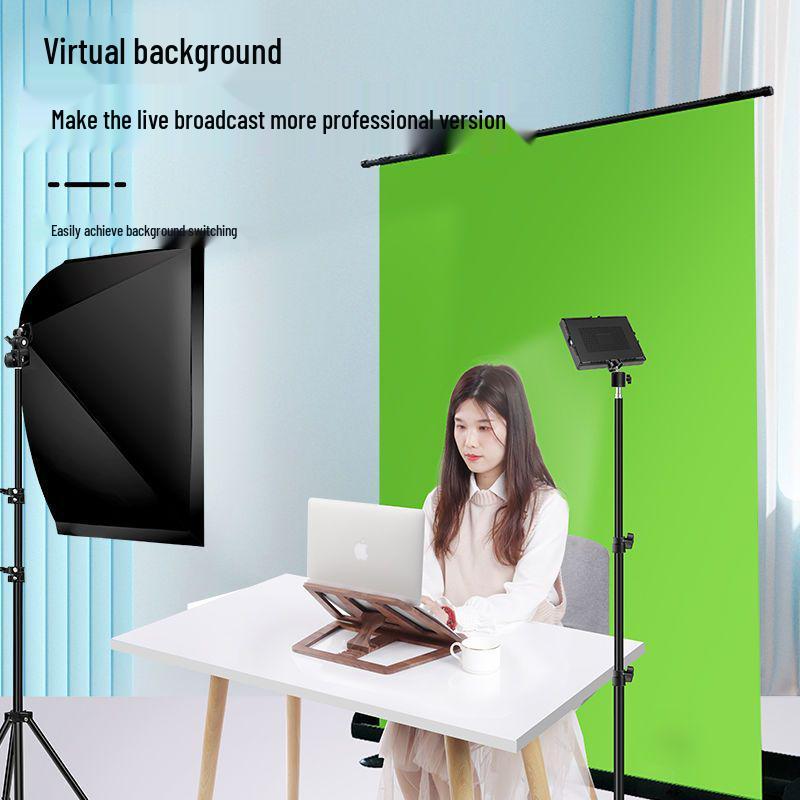 Professional Chroma Key Green Screen Fabric – No Punching or Installation Needed for Photography & Live Studio