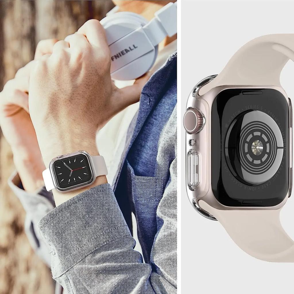 Cover for Watch Case 46mm 40mm 45mm 41mm PC Protector Bumper Protective Shell for iWatch Series 11 10 9 8 7 SE 3 6 Ultra 3