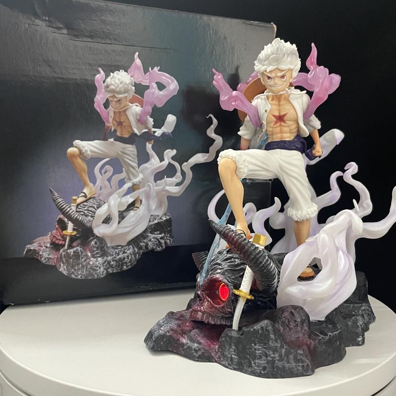 Anime One Piece 20cm Figures Battle of Ghost Island Monkey D. Luffy Standing Action Figure GK Model Doll Ornaments Toys Gifts