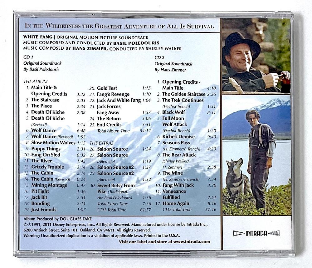 [USED] White Fang Soundtrack Basil Paul Duris Hans Zimmer