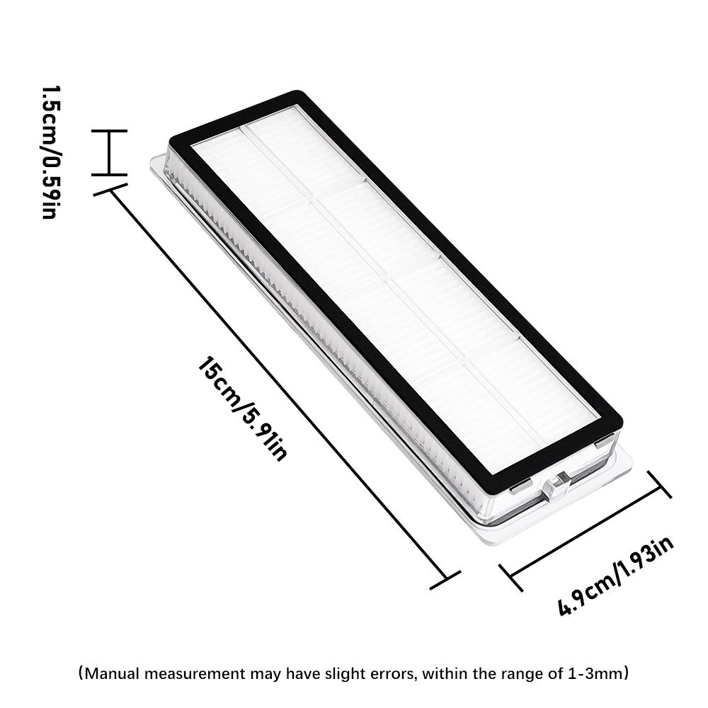 For Xiaomi S10+ S10 Plus B105 S20+ S20 Plus B108GL Robot Vacuum Cleaner Accessories Roller Side Brush Hepa Filter Mop Cloths