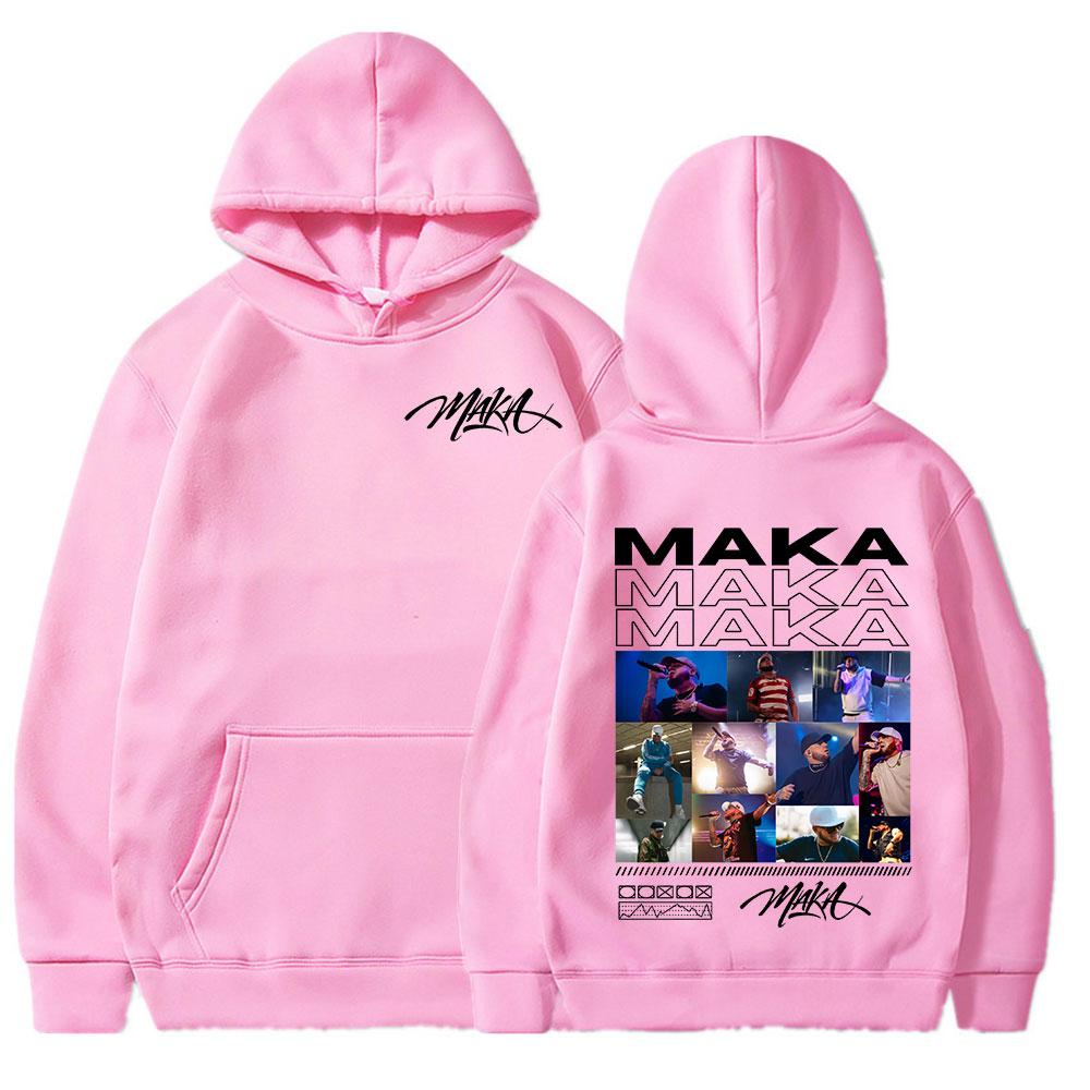 Rapper Maka Graphic Hoodies Men Women Clothing Fashion Hip Hop Sweatshirt Casual Oversized Long Sleeve Pullover Hoody Streetwear
