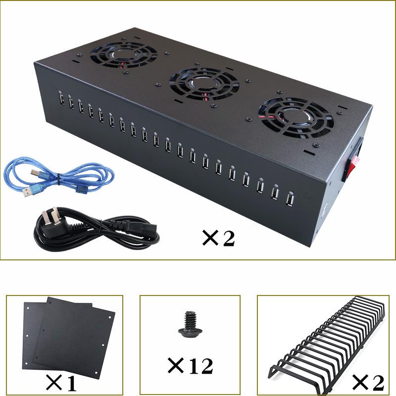 Desktop USB Charging Hub: Multi-Port Splitter with 20/40/60 Ports