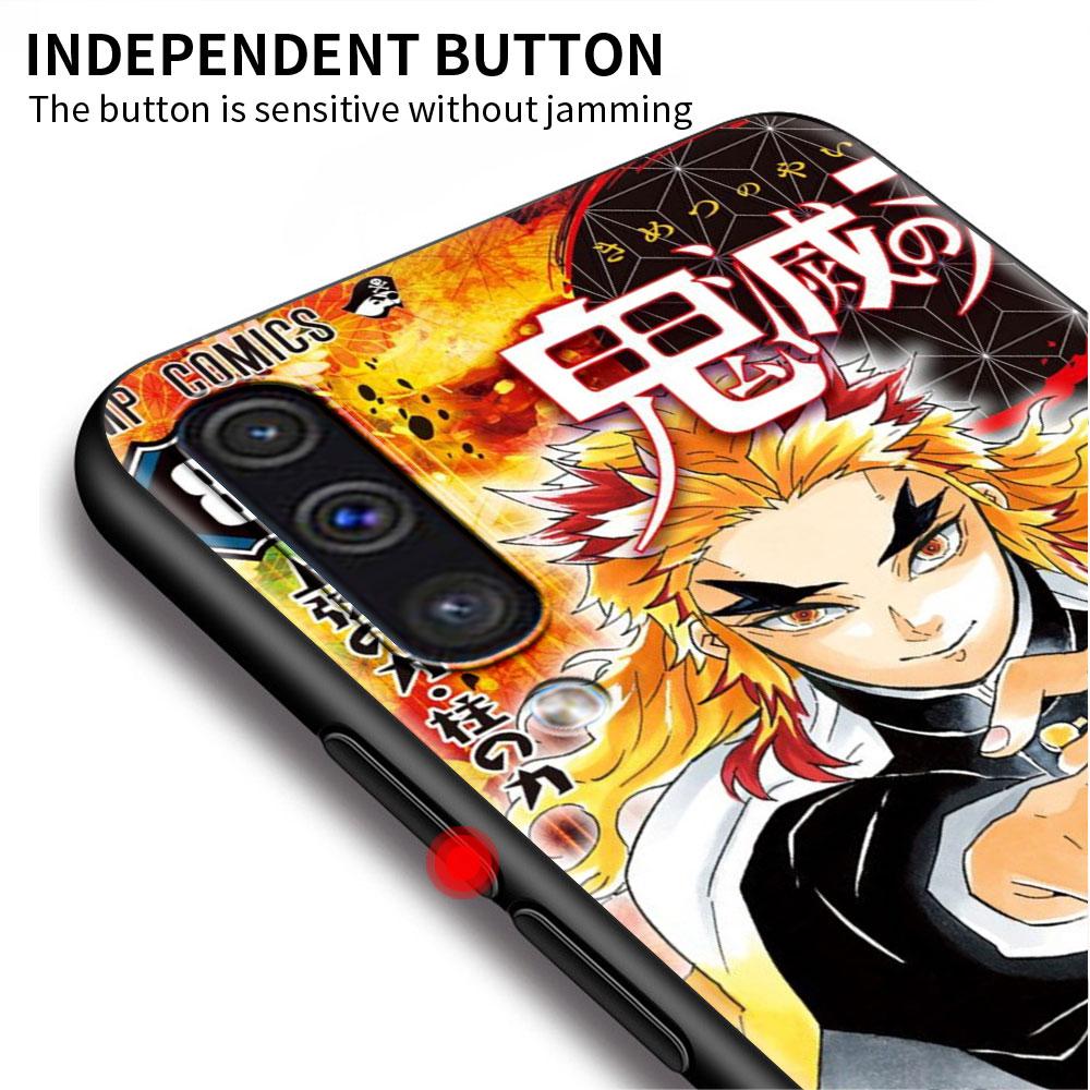 Soft Case For Samsung Galaxy Note 20 Ultra 10 Plus Lite A50 A70 A20 A40 A20e 9 8 A60 A10e Funda Phone Cover Demon Slayer Shell
