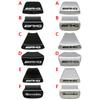 3D ABS Car Steering Wheel Emblem Sticker Interior Badge Accessorie For Mercedes Benz AMG W205 W168 W108 AMG W176 W204 W212 GLC