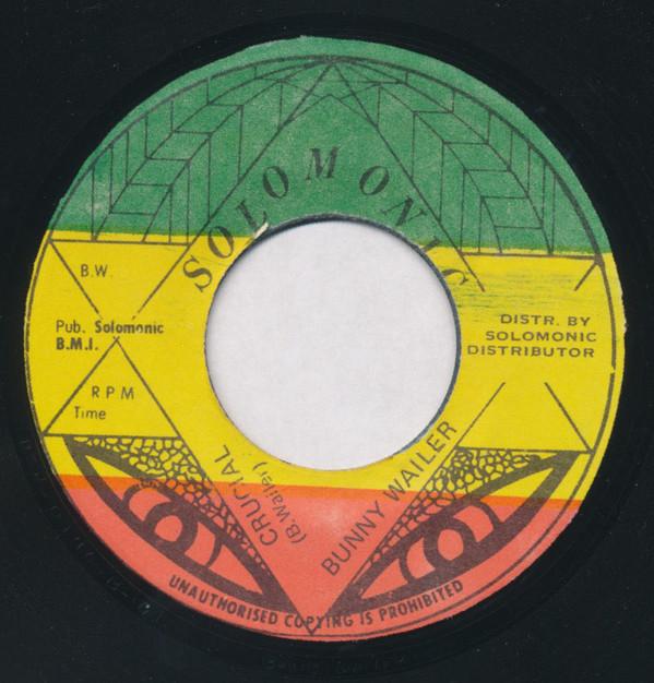 

7-дюймовая пластинка BUNNY WAILER Togawar Game Crucial NONE Solomonic 1980 Ямайка Регги Ска Даб Б/у