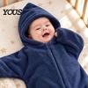 Süßer Sternförmiger Baby-Strampler Neugeborenen-Schlafsack, Weiche Flanell-Wickeldecke für Jungen Weihnachtsoutfit Mädchen, Warmes Feiertagskostüm Fotografie