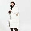 Women's Hooded Retro Long Down Jacket