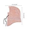 Furry Balaclava Face Cover Hat Hooded Sports Cap Accessory for Cold Weather