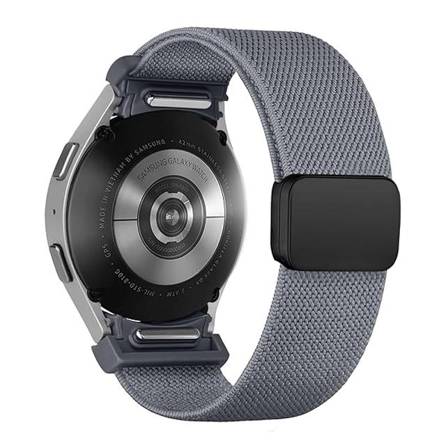 Band For Samsung Galaxy Watch 7/6/5/4/classic/Pro 44mm 40mm No Gaps Magnetic Stretchy sport correa bracelet Galaxy watch 7 Strap