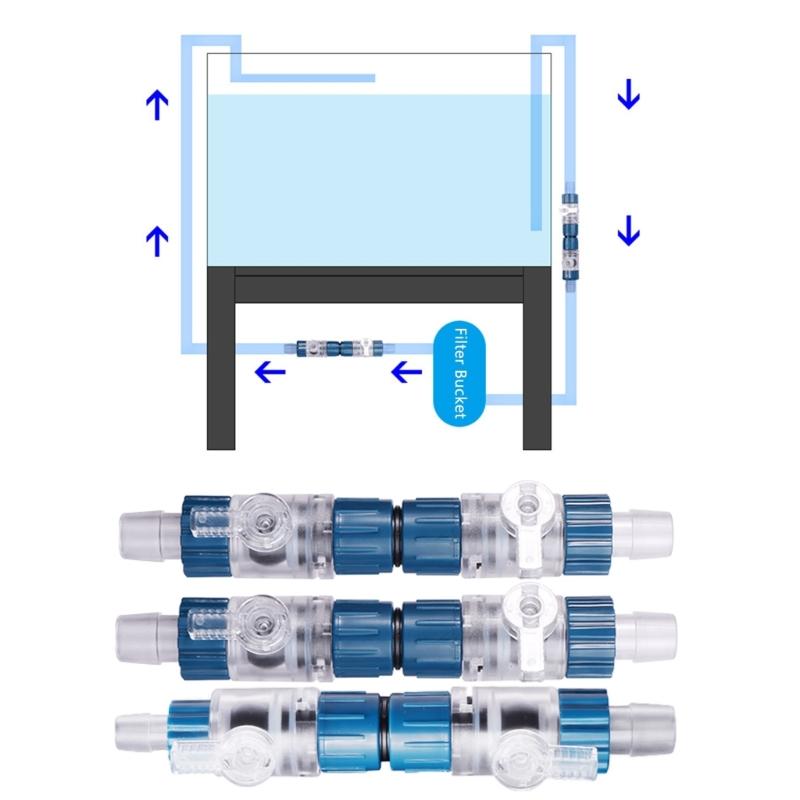 Rovné rychlospojky 12mm 16mm Rychloupínací hadicové konektory Vodovodní potrubí Vzduchové potrubí Armatury pro trubky 1/2" 5/8"