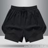 Mens Quick-Dry Swim Trunks With Inner Brief Support Loose Fit Athletic Board Shorts Swimming Beach Surfing