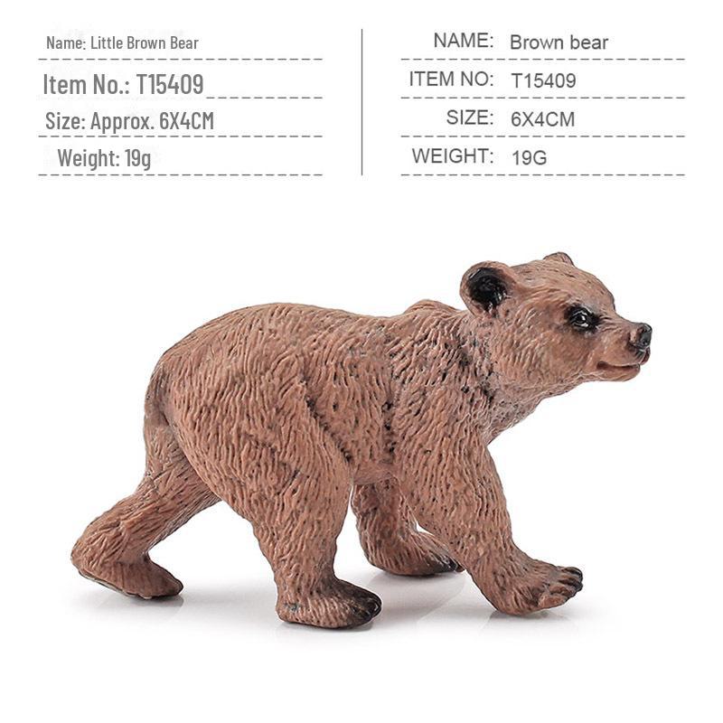 

«Набор моделей диких животных»: Белка, Белохвостый олень, Муравьед, Трубкозуб, Пингвин, Горилла