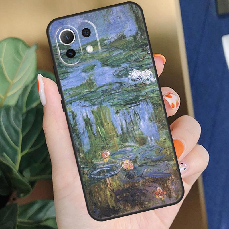 Claude Monet Case For Xiaomi 15 14 Ultra 13T 14T 15T Pro 17 Pro Max POCO X7 X5 X6 F5 F6 F7 F8 Pro Coque