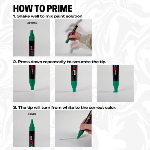 Posca Mitsubishi Pencil Pen pe bază de apă Posca Fine Point Round Core 15 Culori PC3M15C