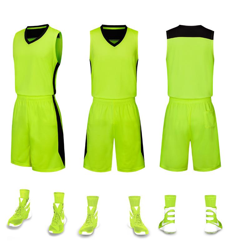 Wholesale college basketball suit, children's sports game training suit, basketball suit vest, children's jersey