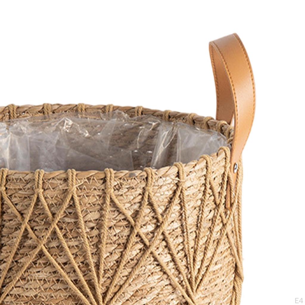 Elegant Woven Plant Holder for Stylish Indoor And Outdoor Greenery Display