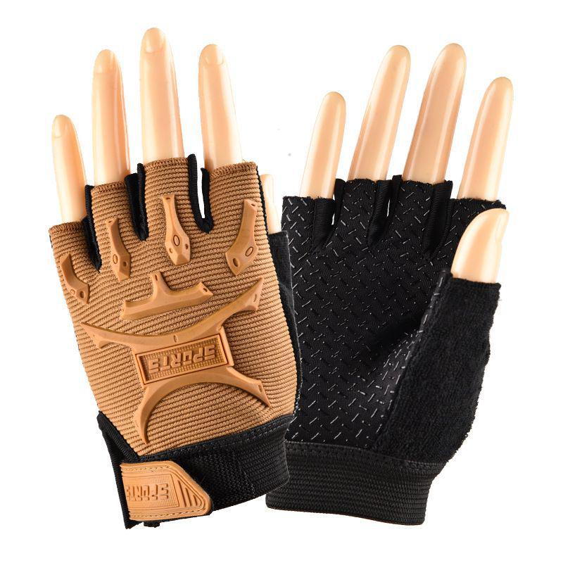 Guantes de Ciclismo Infantiles de Dibujos Animados - Transpirables, Antideslizantes, Guantes Deportivos de Medio Dedo para Niños y Niñas, Tallas Pequeña/Mediana