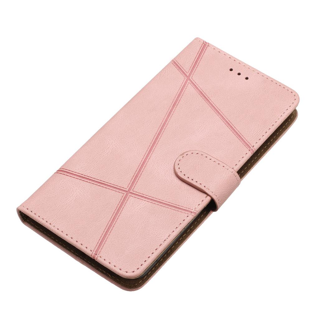 For Xiaomi Poco X5 Pro 5G/Redmi Note 12 Pro Speed 5G/Note 12 Pro 5G Crazy Horse Texture Leather Wallet Cover Imprinted Lines Folding Stand Case