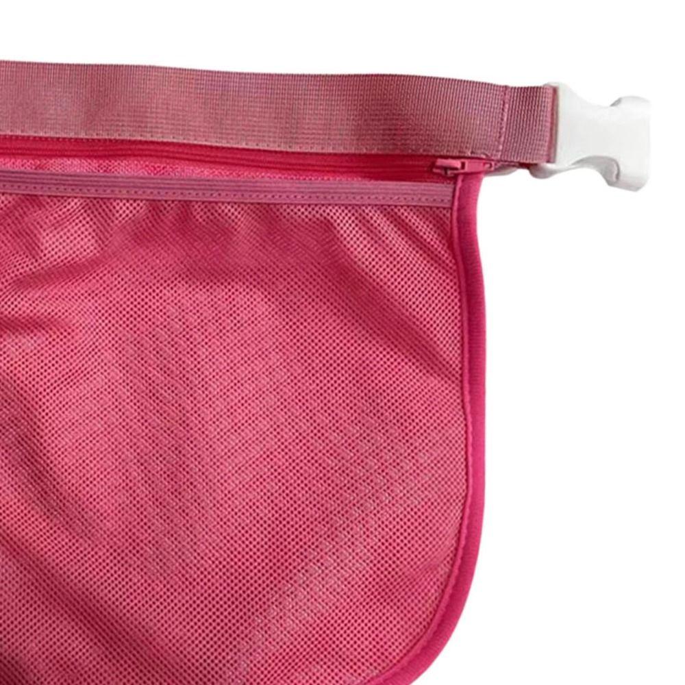 Adjustable Band Tennis Ball Holder Bag Mesh Material Mesh Ball Fanny Pack  Outdoor Activities