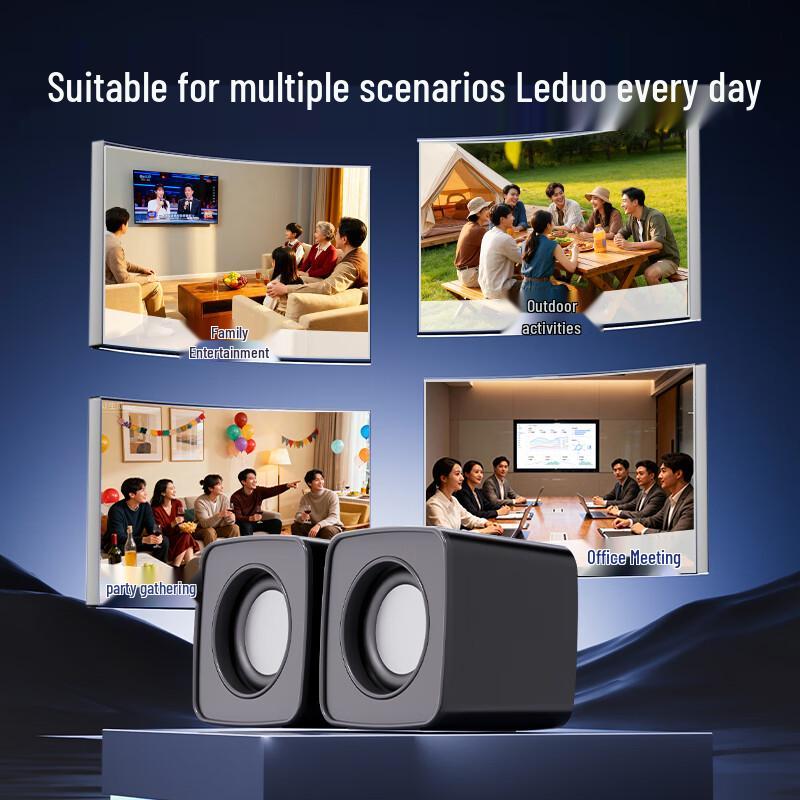 Deli MG400 USB Wired Mini Computer Speaker