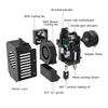 Auto Leveling Extruder Kit for KP3S O V2 3D Inter Ceramic Heating Tube Fast Heating, And High-Speed Extrusion