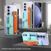 Creative Application Samsung Galaxy ZFold6 Wrist Strap Card Case Mobile Phone Case Holder Card Fold5 Protective Case