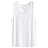 Modal Herren Eisseide Racerback Tanktop - Ärmelloses weißes Unterhemd für Sport & Layering