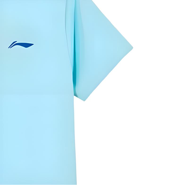 Li Ning T Shirt Cooling Blue Teenagers YTSV135-3