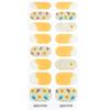 Gel Nail Sticker New Gold Color Semi-baked Nail Sticker Decoration