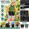 Green Black Tool Storage Bag with Belt Waist Tool Bag Versatile Multi Pocket Bag  DIY Projects