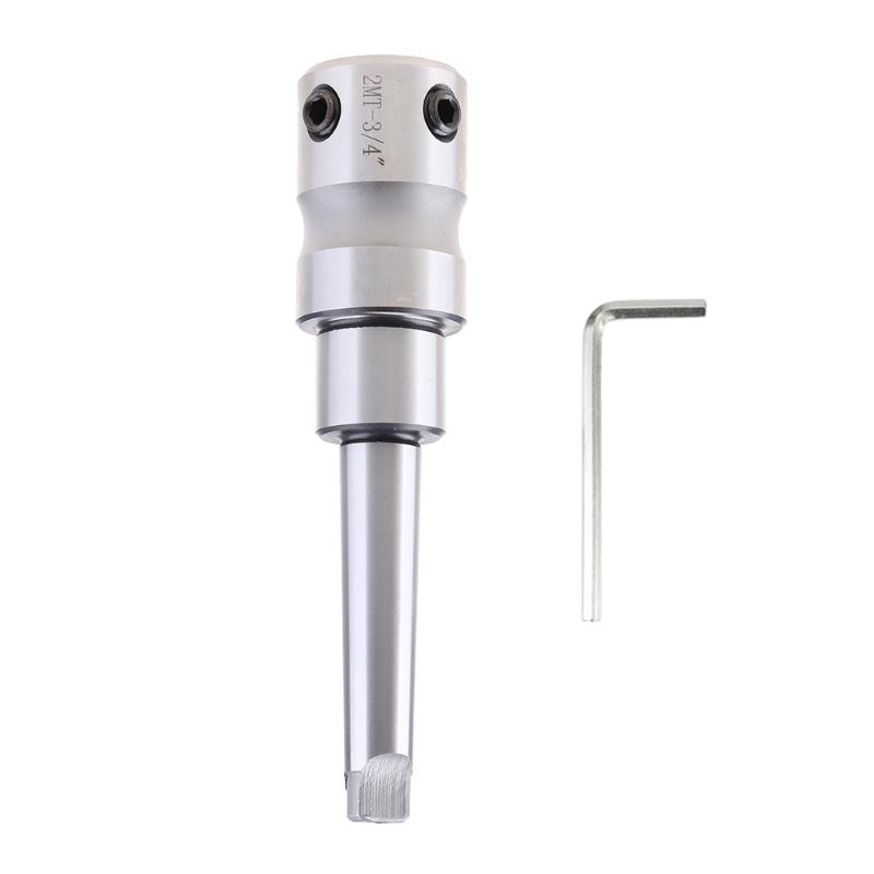 Industrial Tools Annular Cutter Arbor Fauge Annular Cutter Arbor with Morse Taper MT2 for 3/4 Inch Weldon Shank Annular