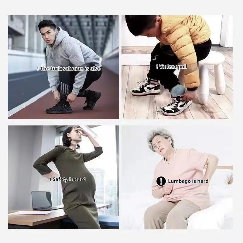 Long handled Shoe horns 63cm Magnetic Shoehorn pregnant woman elderly Shoe spoon Home No bending over Wearing Shoe spatula 1Pcs