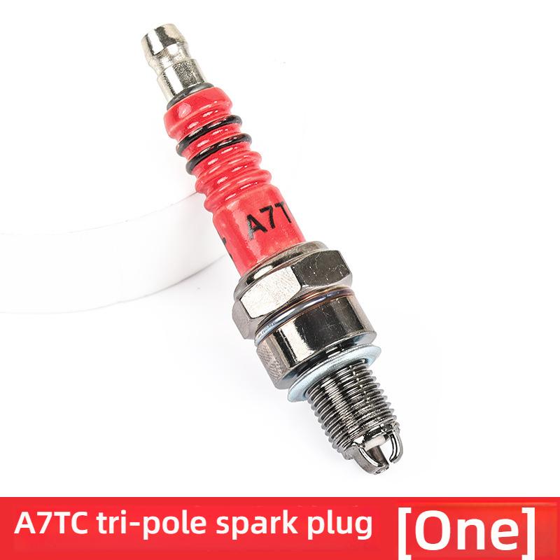 1/2 PZ 10/12 mm Diametro Filetto Candela Racing D8TC A7TC Candela Moto ad Alte Prestazioni a 3 Elettrodi per Honda Yamaha
