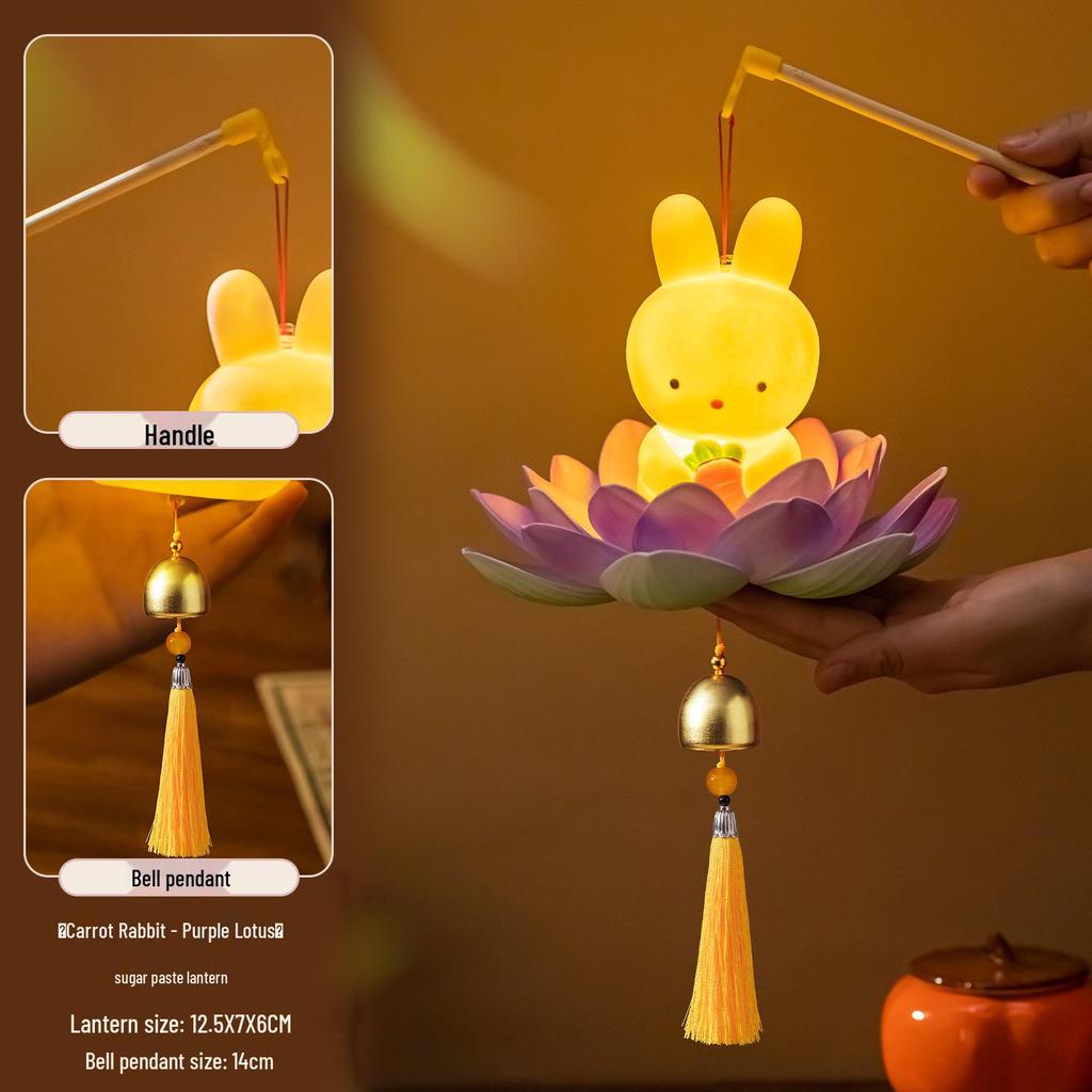 Mid-Autumn 2025 Jade Rabbit Children’s Luminous Handheld Lantern