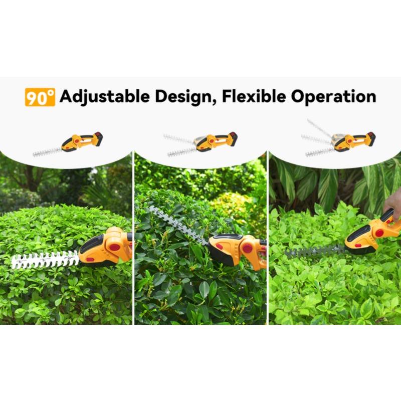 Home Lithium Handheld Mini Electric Hedge Trimmer Lawn Mower Hedge Clippers Pruning Shears Tools