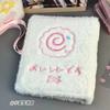 Cute Plush Fish Card Book A5 Binder Kpop Photocard Collect Book 3inch 4grid Photo Holder Album