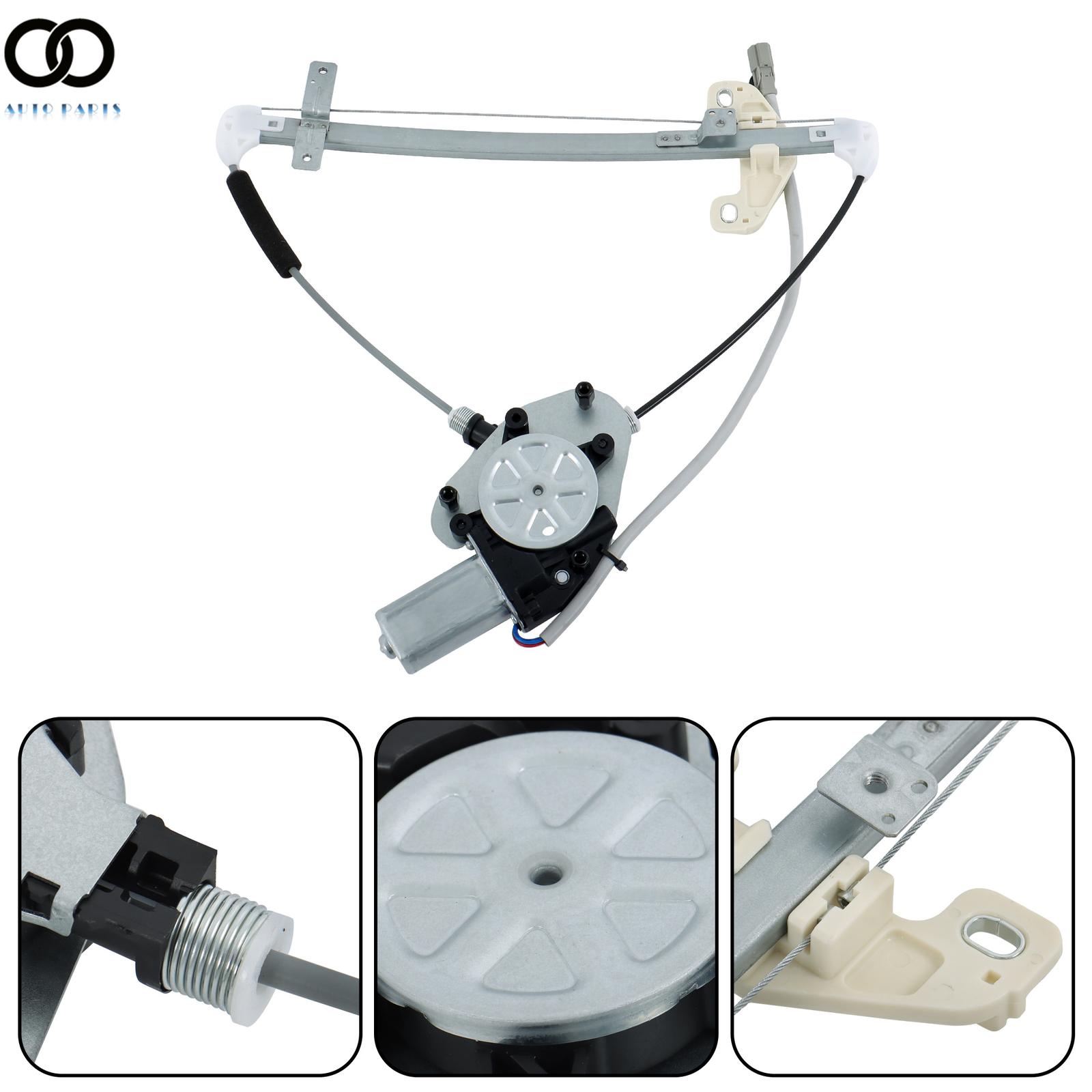 For 2001-2005 Honda Civic Sedan Power Window Regulator Rear Right with Motor