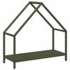 VidaXL Firewood Rack Olive Green 60x25x60 Cm, Fireplace Log Holder, Log Holder, Log Rack 864306