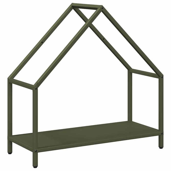 VidaXL Firewood Rack Olive Green 60x25x60 Cm, Fireplace Log Holder, Log Holder, Log Rack 864306