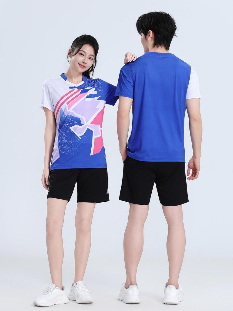 2026 Year of the Horse Breathable Quick-Dry Badminton Uniform Set - Sportswear Top Training Clothing