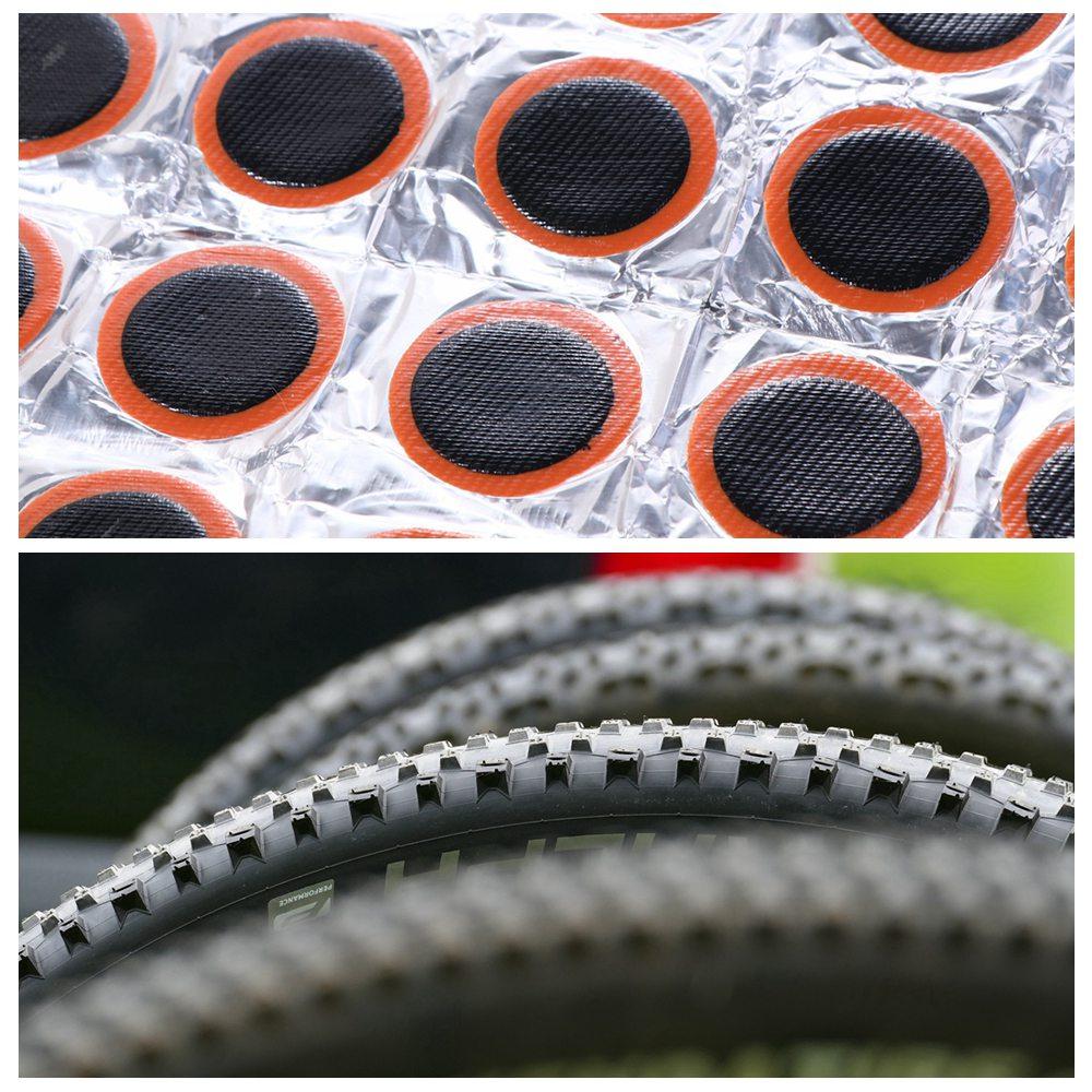 25mm Square/Round Rubber Puncture Patches Cycle Repair Tools Bike Tyre Patch Bicycle Tire Patch