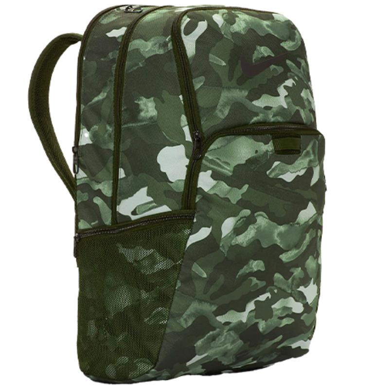 Nike Polyester Backpack Regular Unisex Green Camouflage Casual BA6216-100
