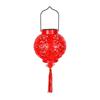 Solar Peony Lantern Outdoor Hanging Lamp Set