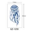 Herbal Tattoo Stickers, Juice Tattoo Stickers, Semi-Permanent English Letter Tattoo Stickers Tattoo