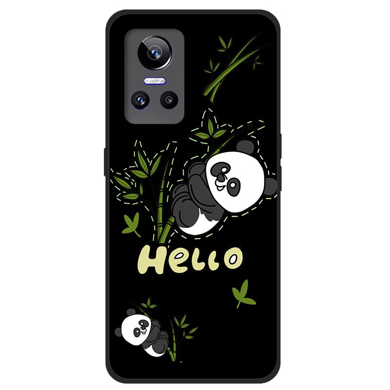 For Realme GT Neo 2 5G Case TPU Silicone Soft Cartoon Clear Case for Realme GT Neo 2 3 Neo3 Phone Cover Neo2T Transparent Coque