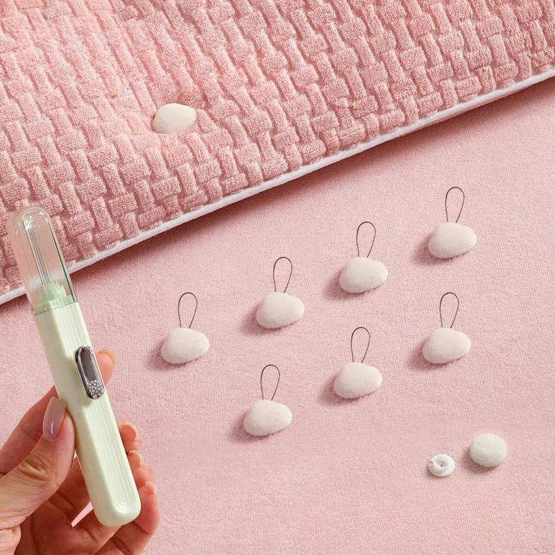 

Набор из 8 предметов, легко устанавливаемый двухсторонний съемник для простыней, для домашнего использования Clouds-Beige