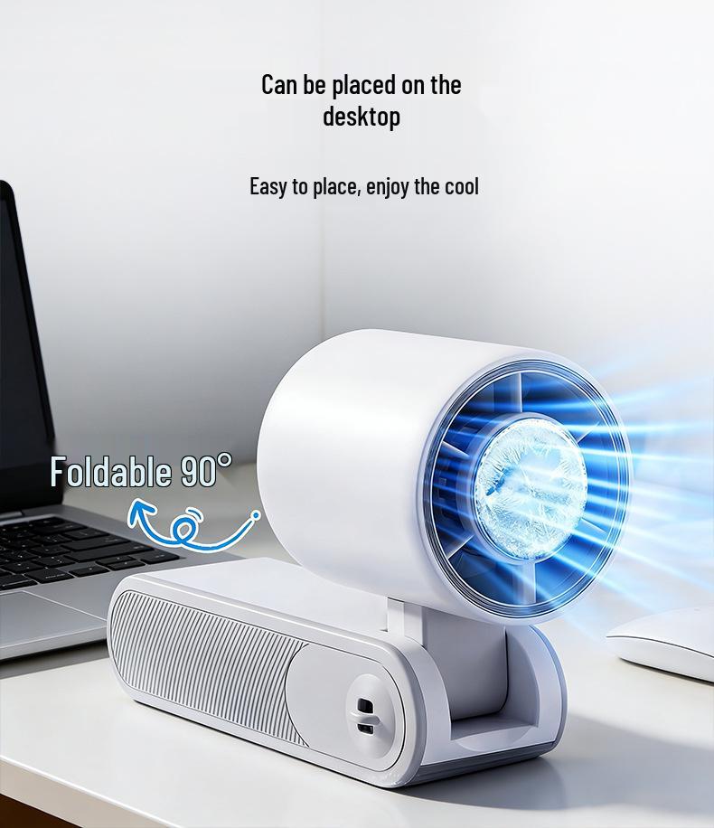 2026 Compact High-Speed Folding Mini Fan: Portable, Handheld, Pocket-Sized for Outdoor Use.