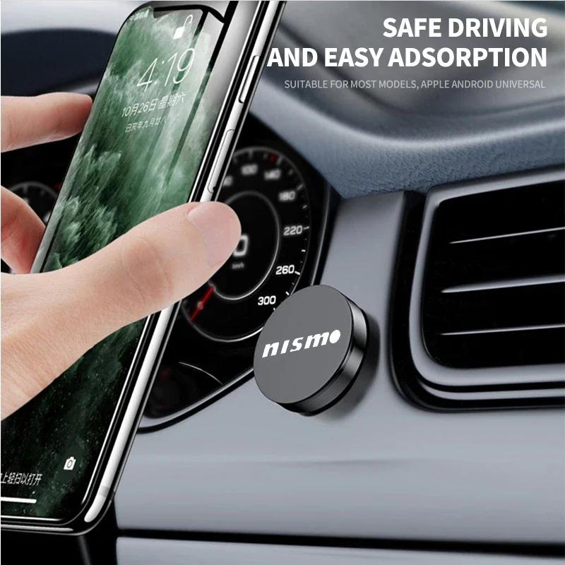 Mini Metal Super-Power Magnet Mobile Phone Car Holder For Nissan Nismo Qashqai Teana X Trail T32 T31 Tiida Juke Auto Accessories